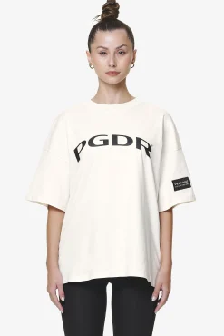 Pegador Troms Heavy Oversized Tee Washed Salty Cream
