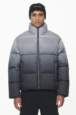 Pegador Tunis Faded Puffer Jacket Dark Grey