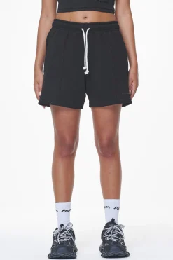 Pegador Umbria High Waisted Shorts Black Gum