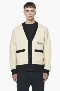 Pegador Unio Knit Cardigan Onyx Black Kingdom Beige