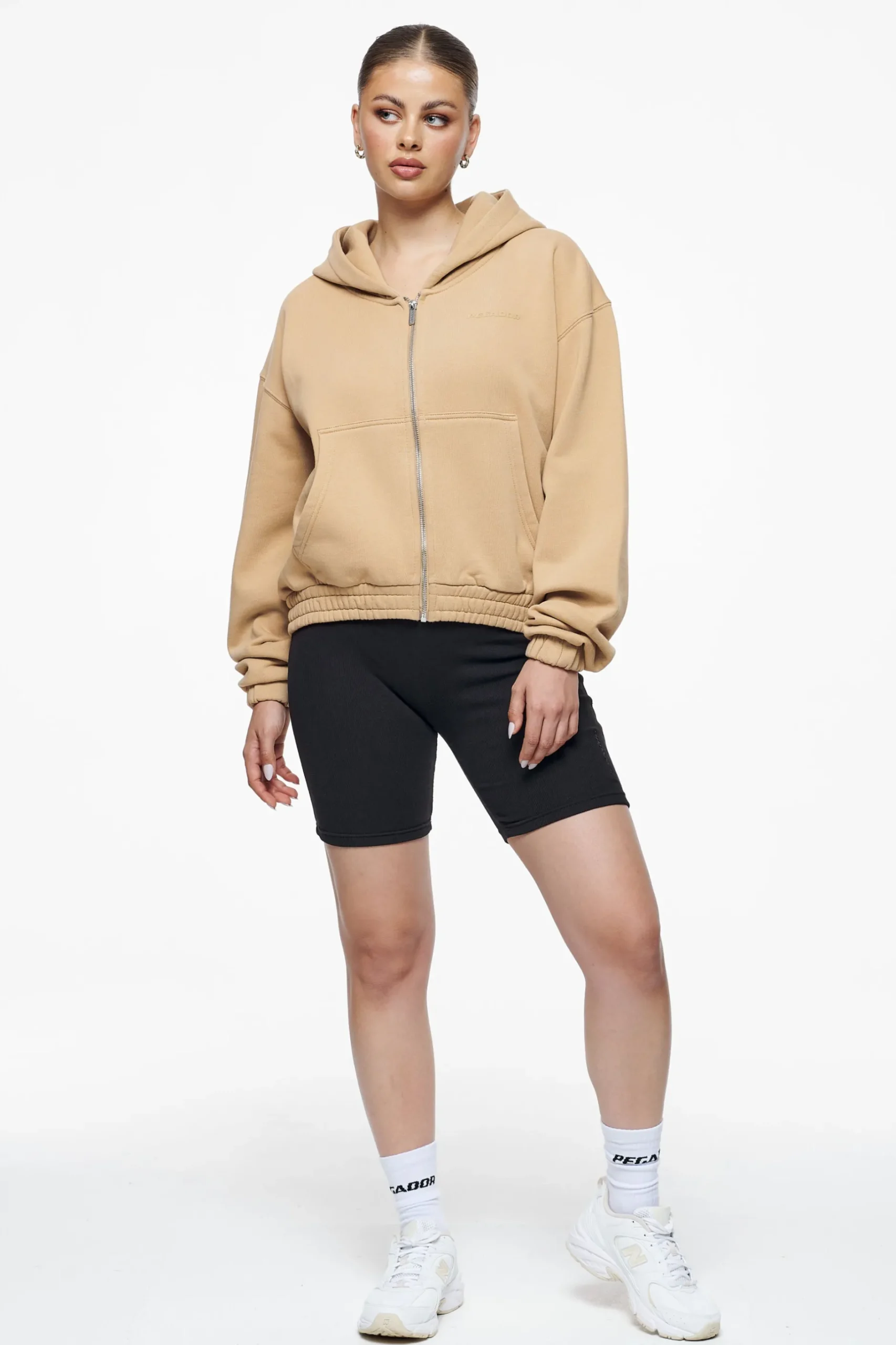 Pegador Valinda Cropped Zip Hoodie