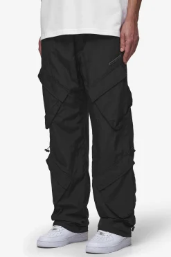 Pegador Varick Wide Tech Cargo Pants Black