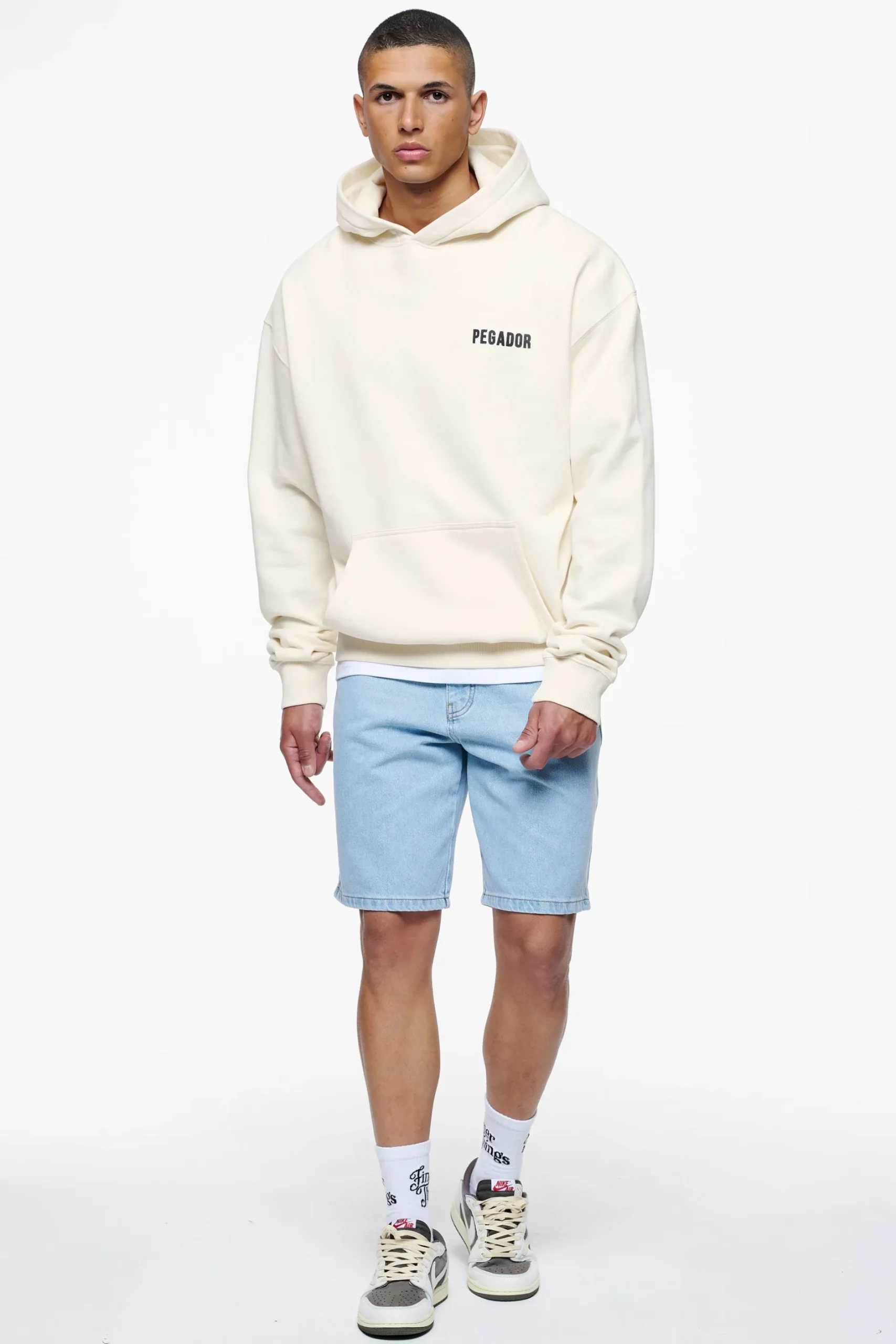 Pegador Verity Oversized Hoodie Vintage Washed Unbleached