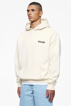 Pegador Verity Oversized Hoodie Vintage Washed Unbleached