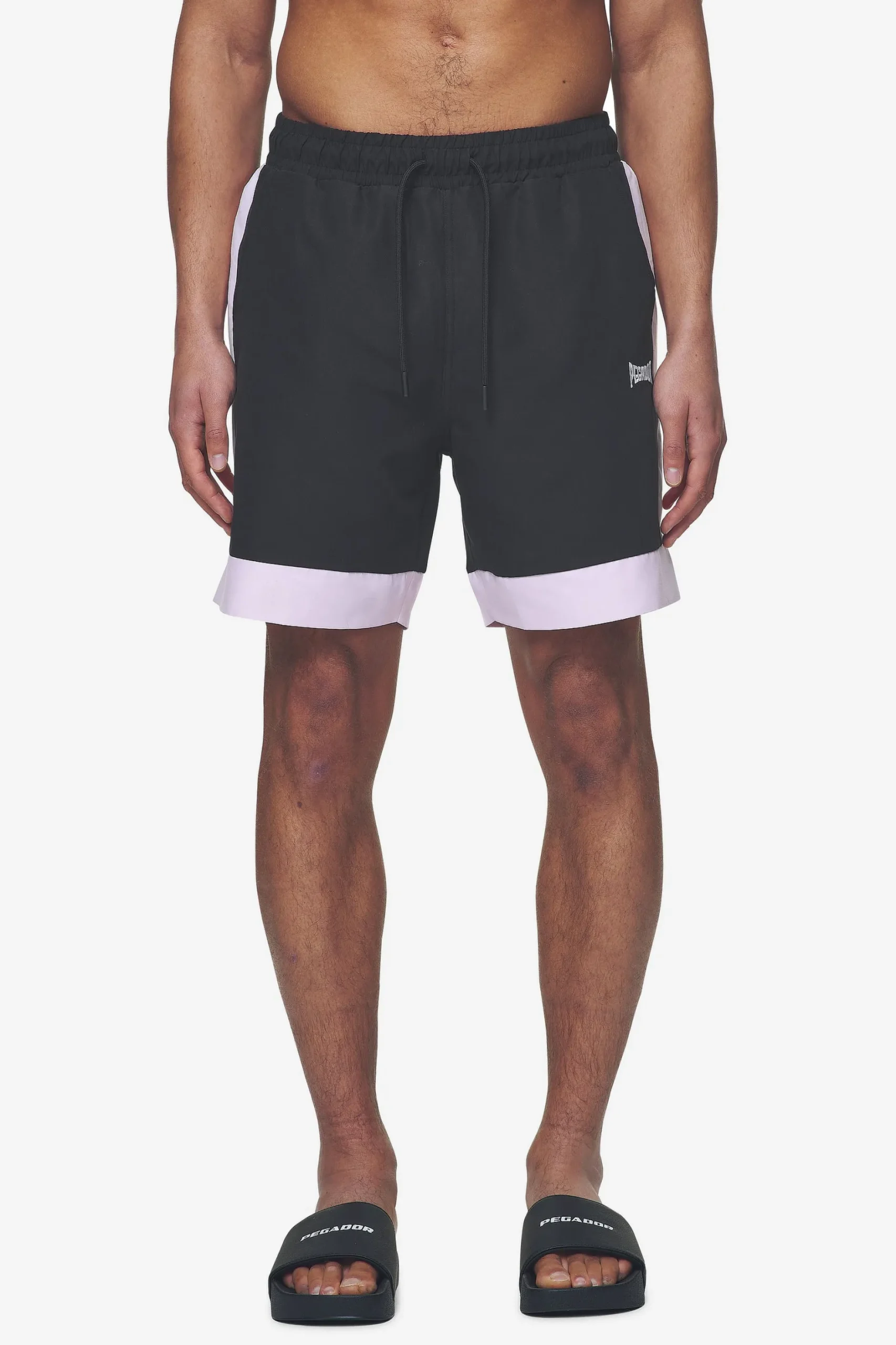 Pegador Vicente Swim Shorts Black Bubblegum