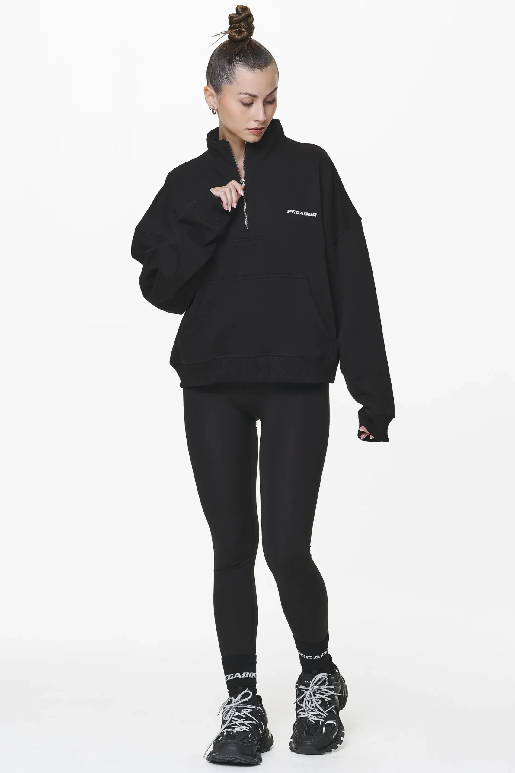 Pegador Vuku Logo Oversized Halfzip