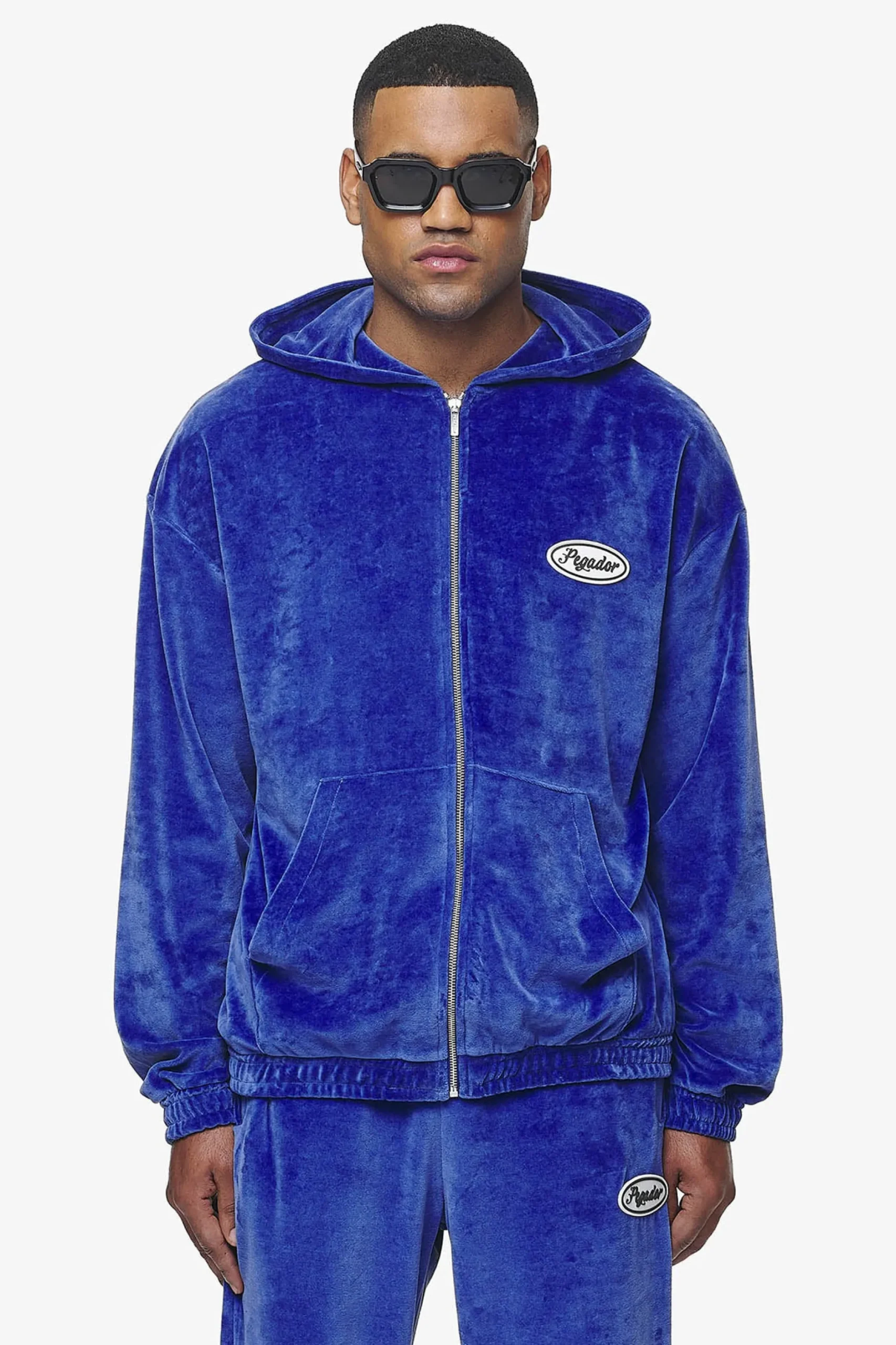 Pegador Weaver Oversized Velour Jacket Magic Violet