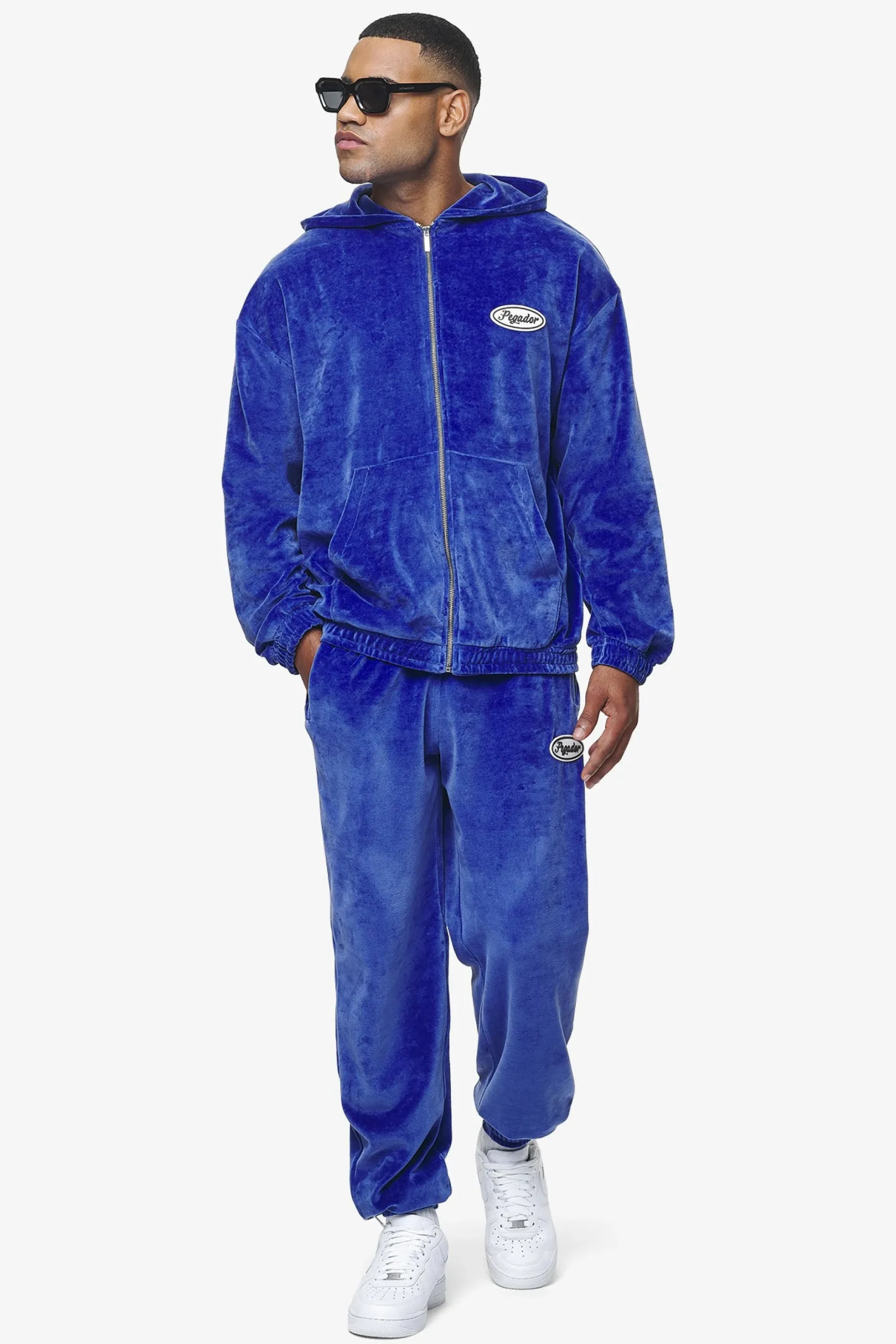 Pegador Weaver Oversized Velour Jacket Magic Violet