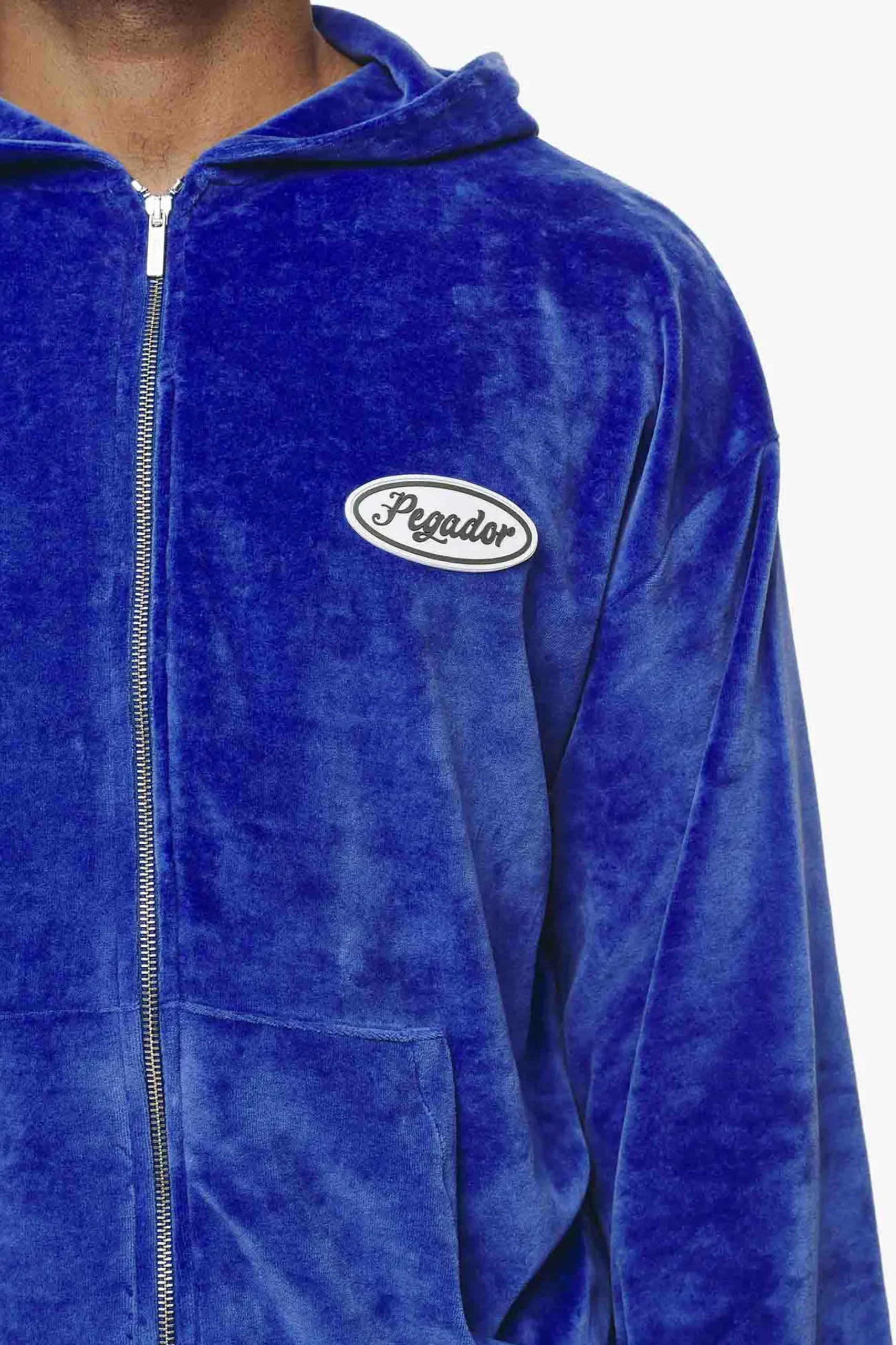 Pegador Weaver Oversized Velour Jacket Magic Violet