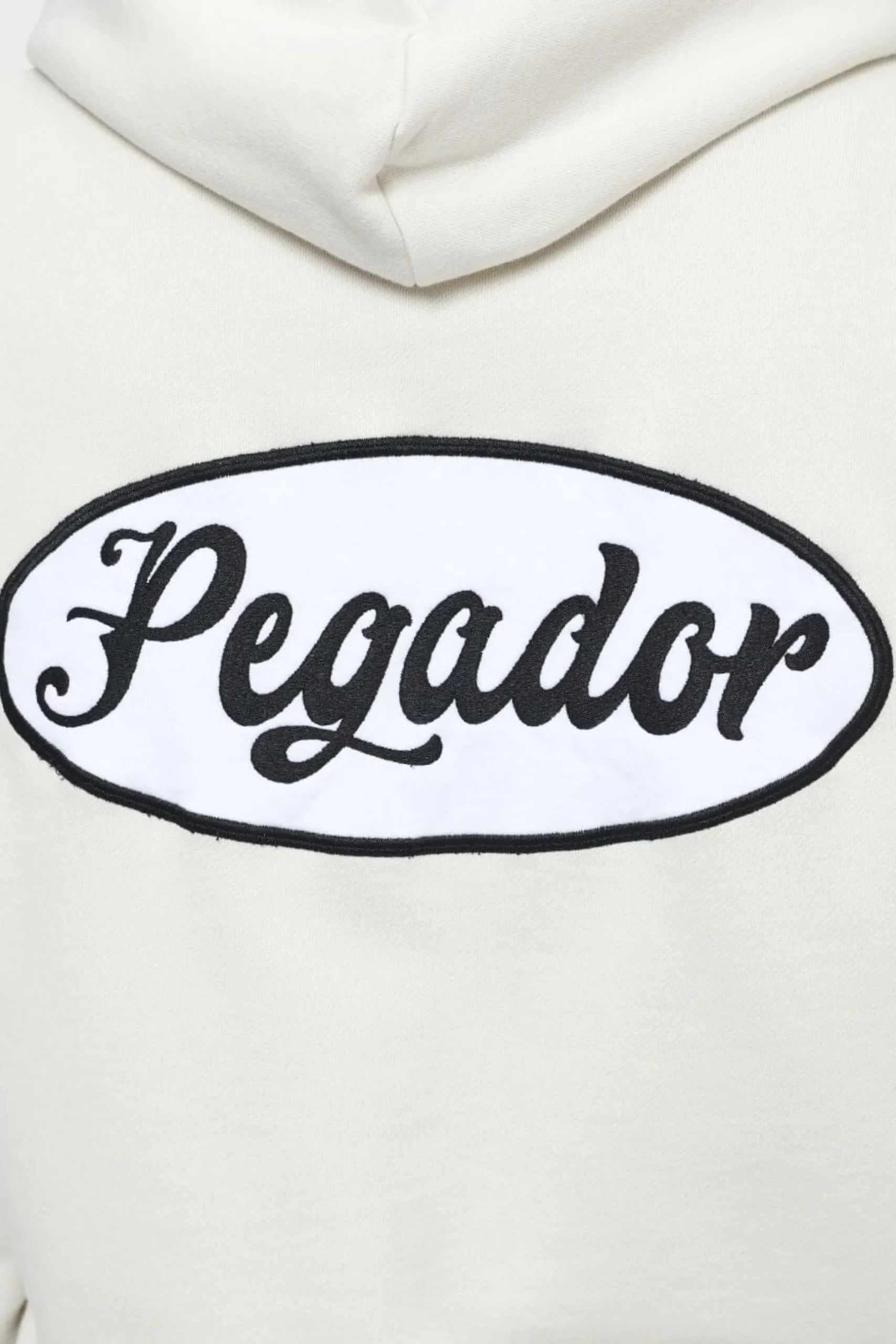 Pegador West Oversized Sweat Jacket Vintage Washed Angels Cream