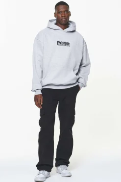 Pegador Whitley Oversized Hoodie Grey Melange