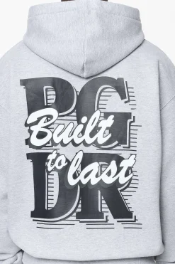 Pegador Whitley Oversized Hoodie Grey Melange