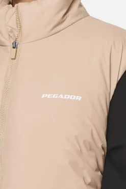 Pegador Wilton Cropped Oversized Vest Safari Sand