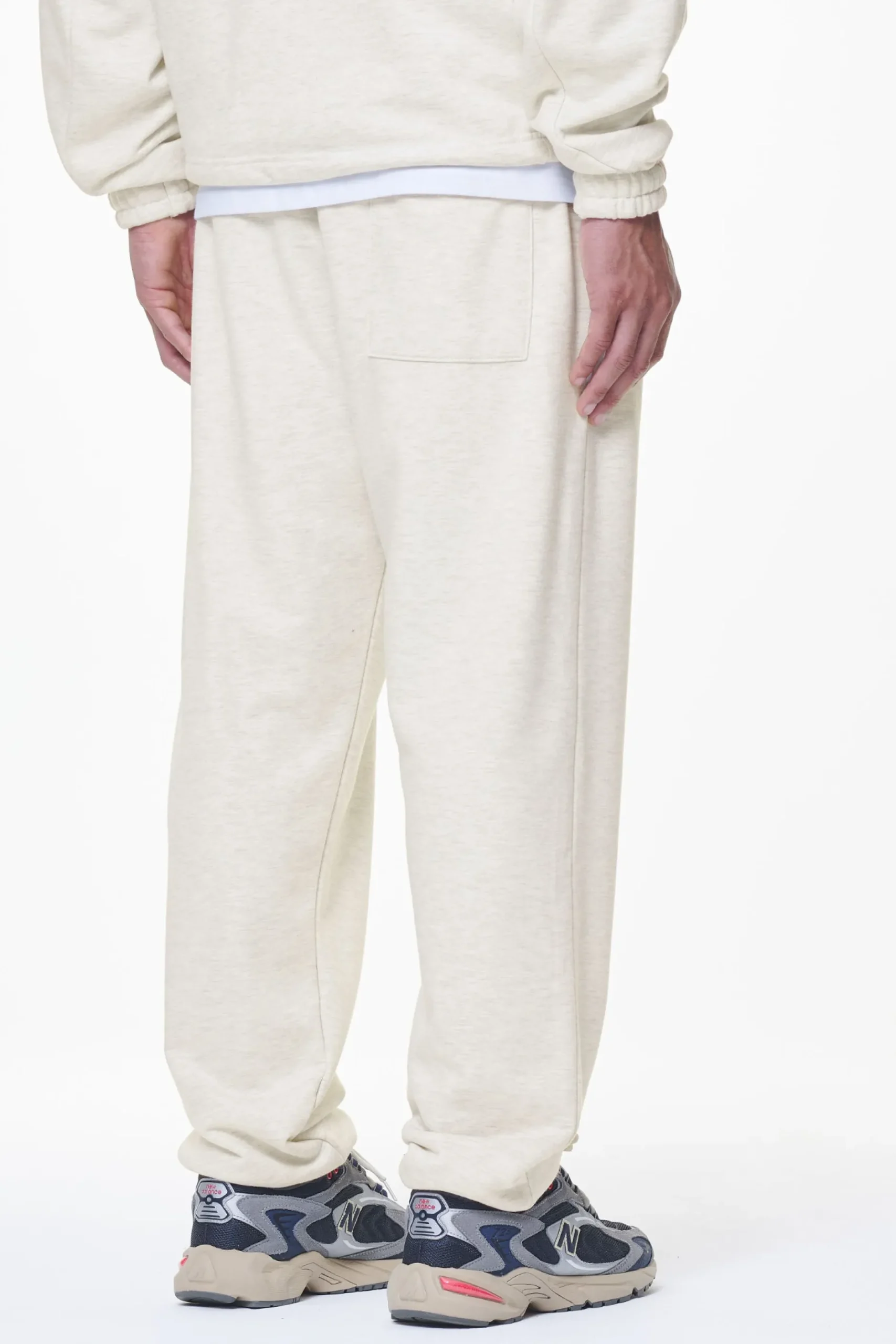 Pegador Winds Terry Heavy Sweat Pants Cream Melange