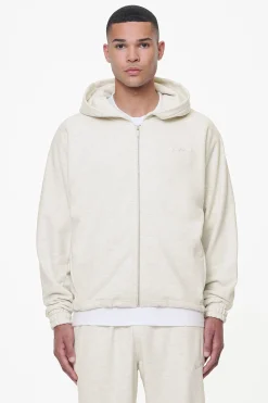 Pegador Winds Terry Raglan Sweat Jacket Cream Melange
