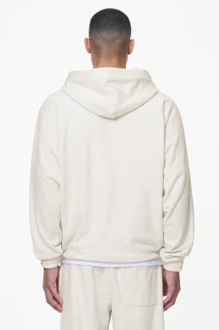 Pegador Winds Terry Raglan Sweat Jacket Cream Melange