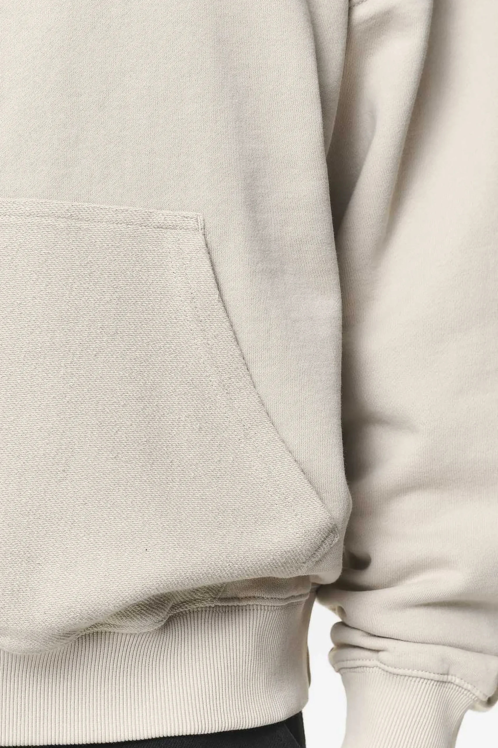 Pegador Wintor Inside Out Terry Boxy Hoodie Washed Dust Cream