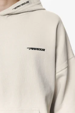 Pegador Wintor Inside Out Terry Boxy Hoodie Washed Dust Cream