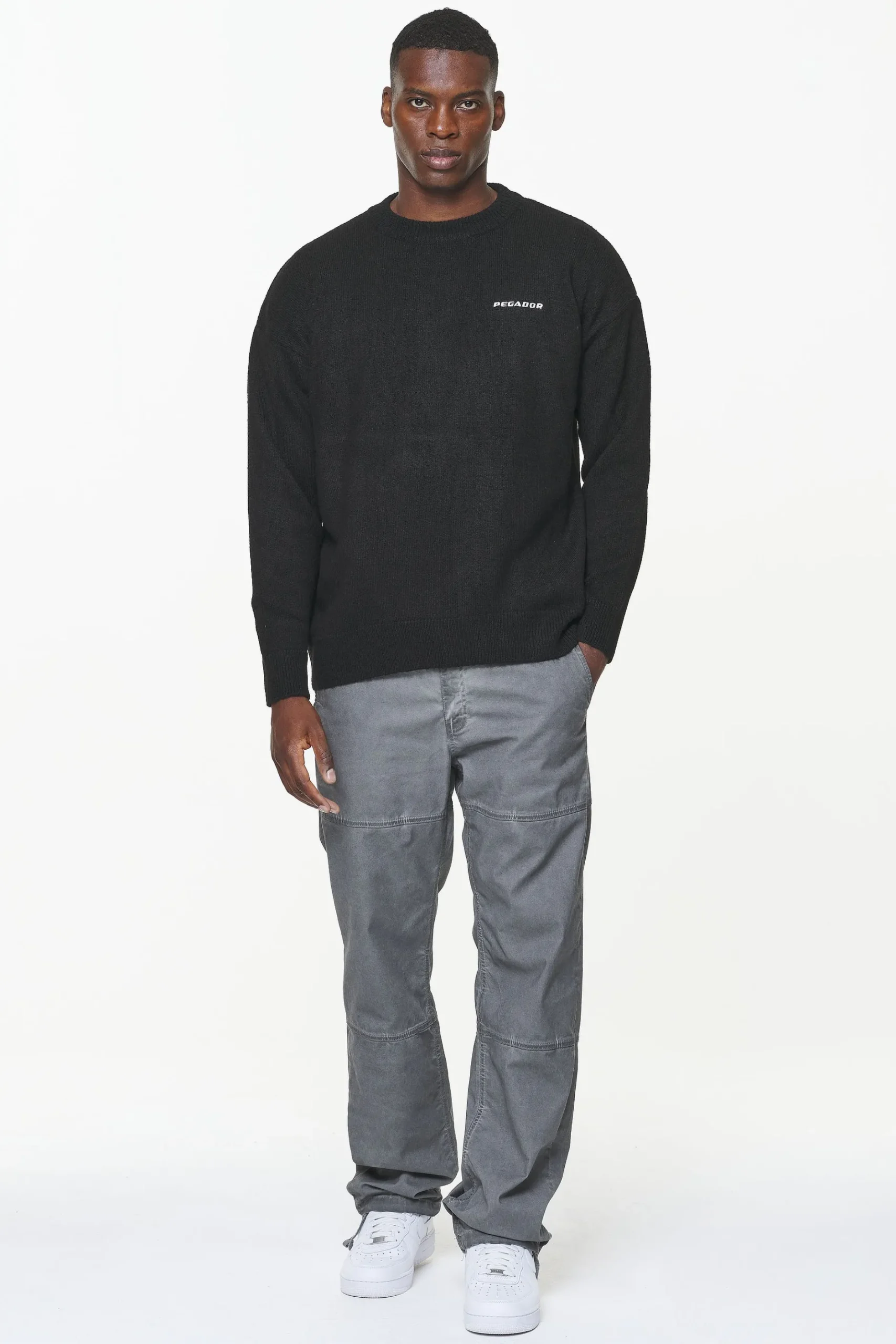 Pegador Wollam Worker Pants Faded Dark Grey