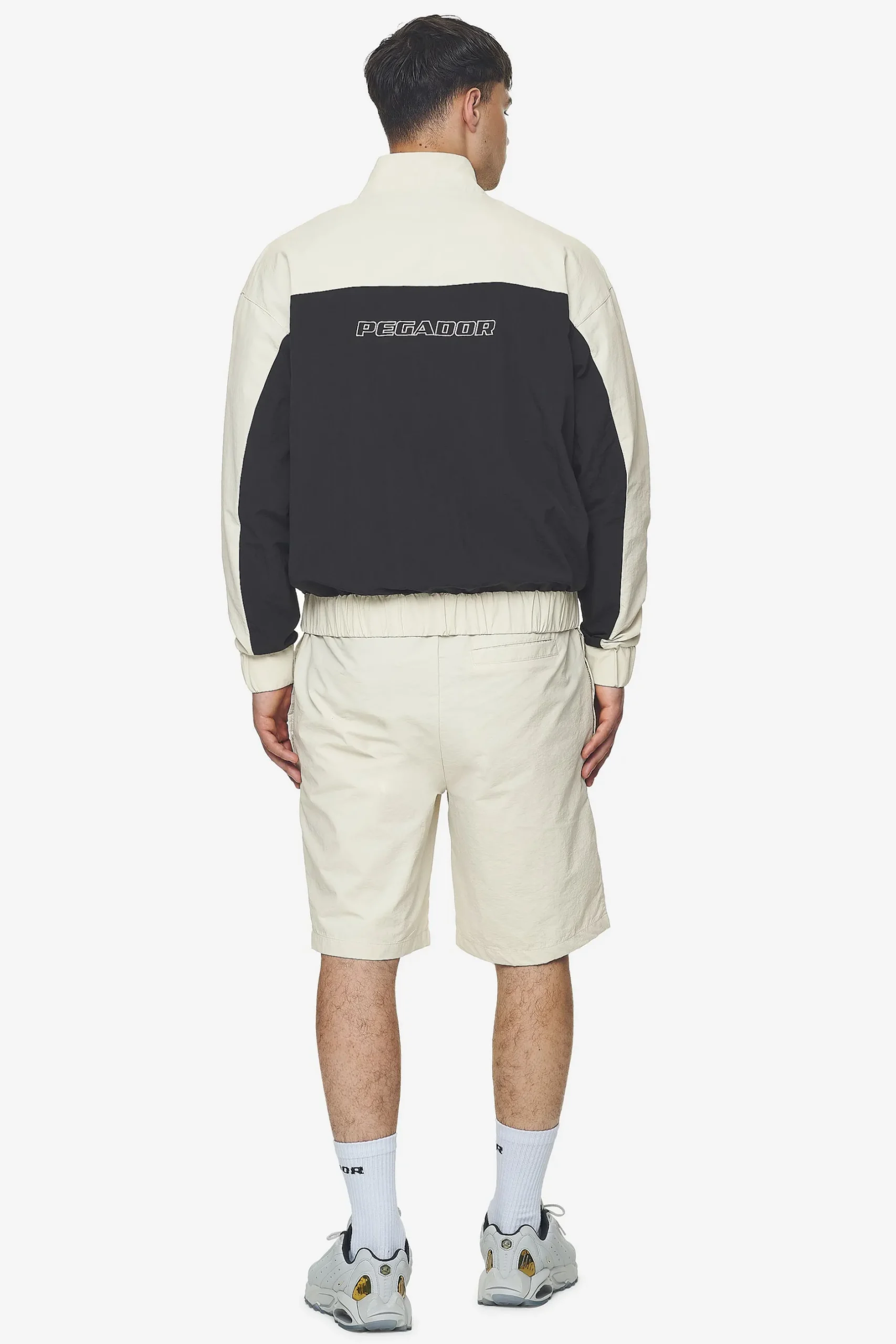Pegador Wolsey Track Jacket Salty Cream Black