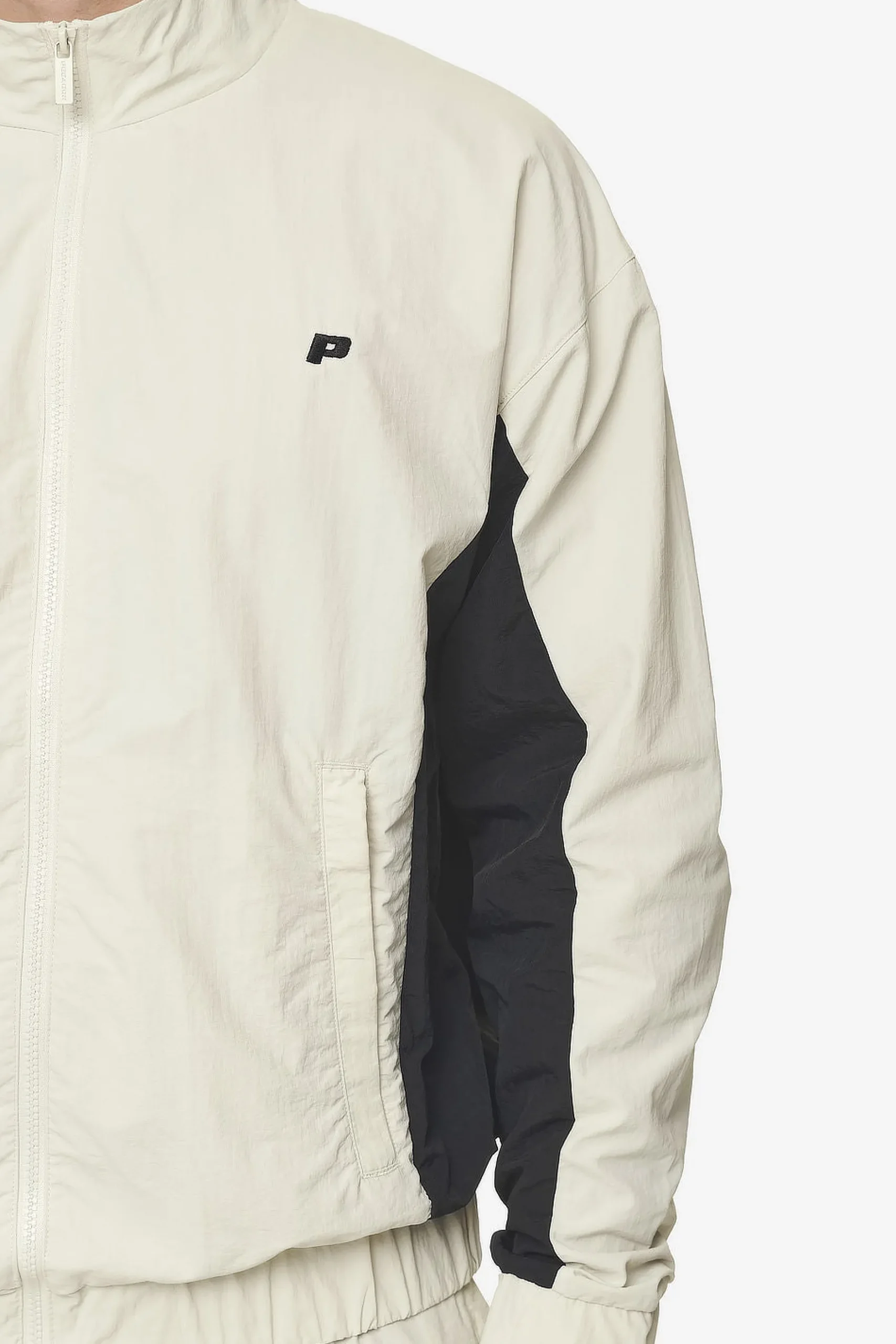Pegador Wolsey Track Jacket Salty Cream Black