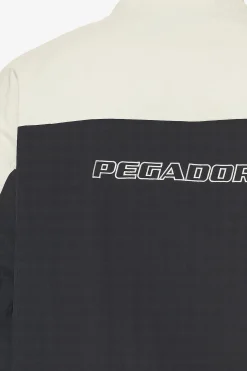 Pegador Wolsey Track Jacket Salty Cream Black